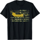 CH-47 Chinook Camo Flag Military Helicopter Shirt T-Shirt - T-Shirt | Black