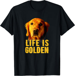 Retriever Dog Lover - Funny Dogs Quote T-Shirt - T-Shirt | Black
