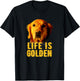 Retriever Dog Lover - Funny Dogs Quote T-Shirt - T-Shirt | Black