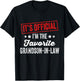 It's Official I'm The Favorite Grandson-In-Law T-Shirt - T-Shirt | Black