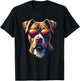 Retro Sunglasses American Pit Bull Terrier Pittie APBT T-Shirt - T-Shirt | Black