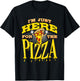 Funny Pizza Shirt I'm Just Here for Pizza Food Pizza Lovers T-Shirt - T-Shirt | Black