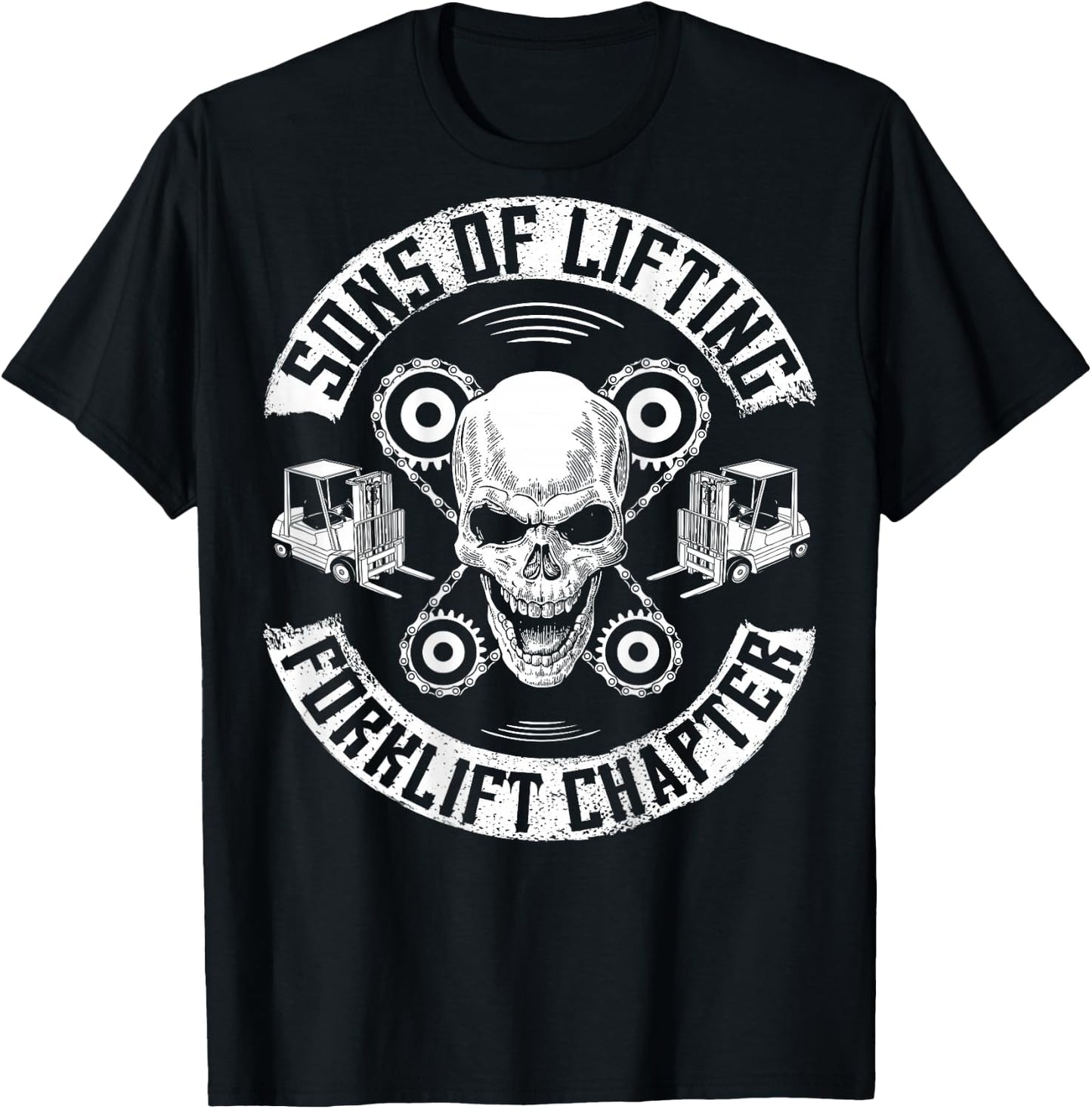 Forklift Operator Sons Of Lifting Forklift Driver T-Shirt - T-Shirt | Black