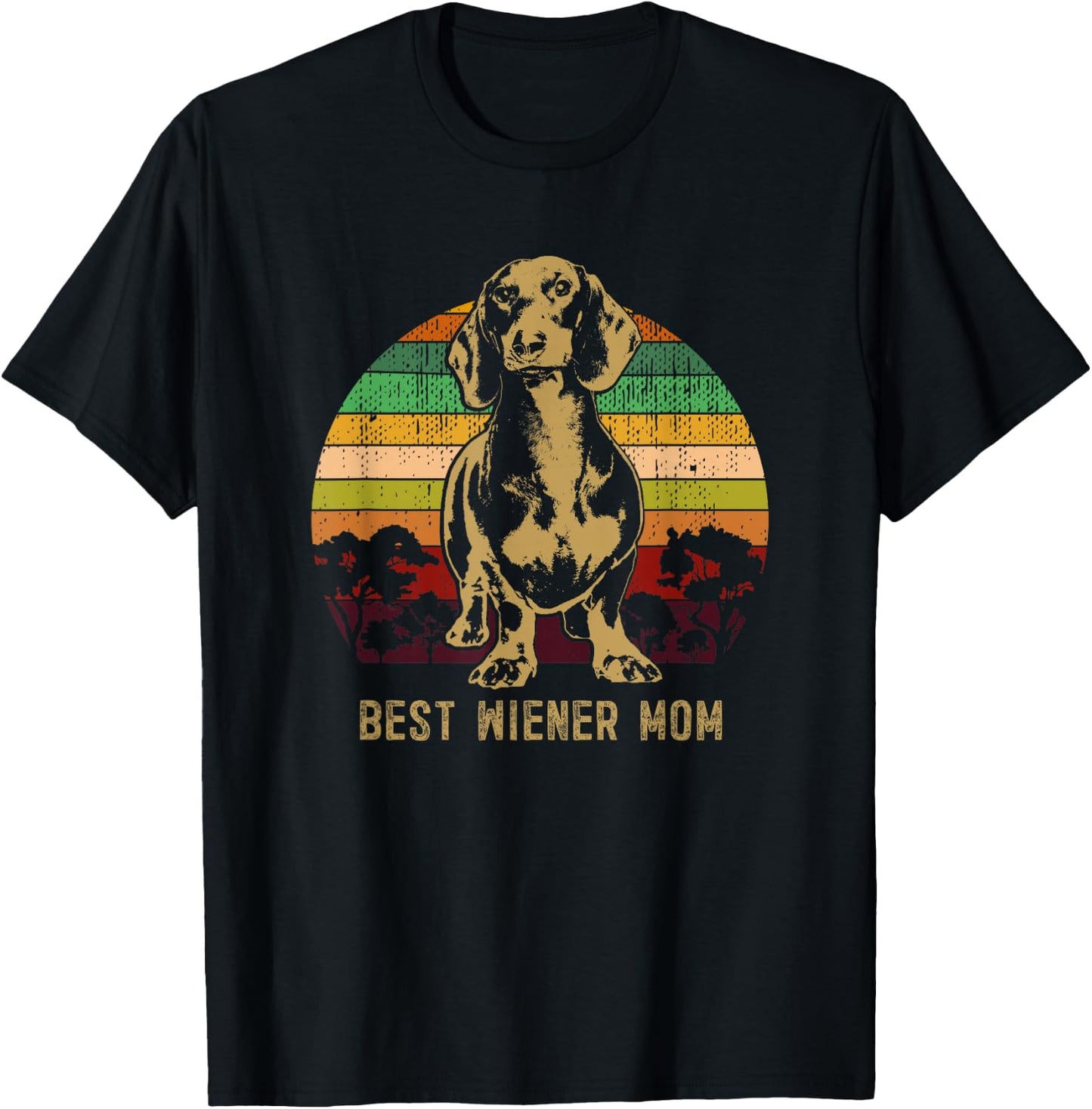 Dachshund Doxie Wiener Sausage Dog T-Shirt - T-Shirt | Black