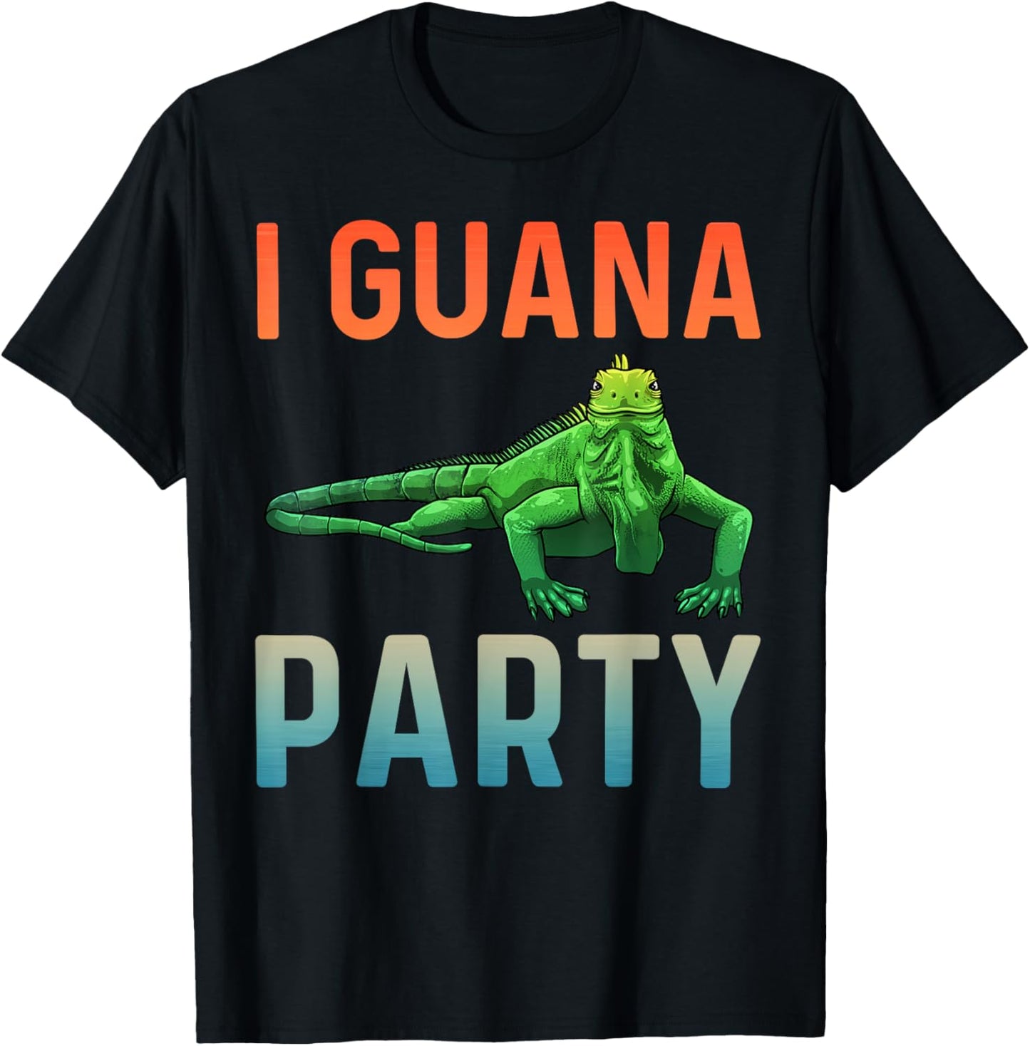 Cool Iguana Design Women Kids Reptile Iguana Lover T-Shirt - T-Shirt | Black