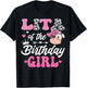 Lita Of The Birthday Girl Farm Cow 1St Birthday Girl T-Shirt - T-Shirt | Black