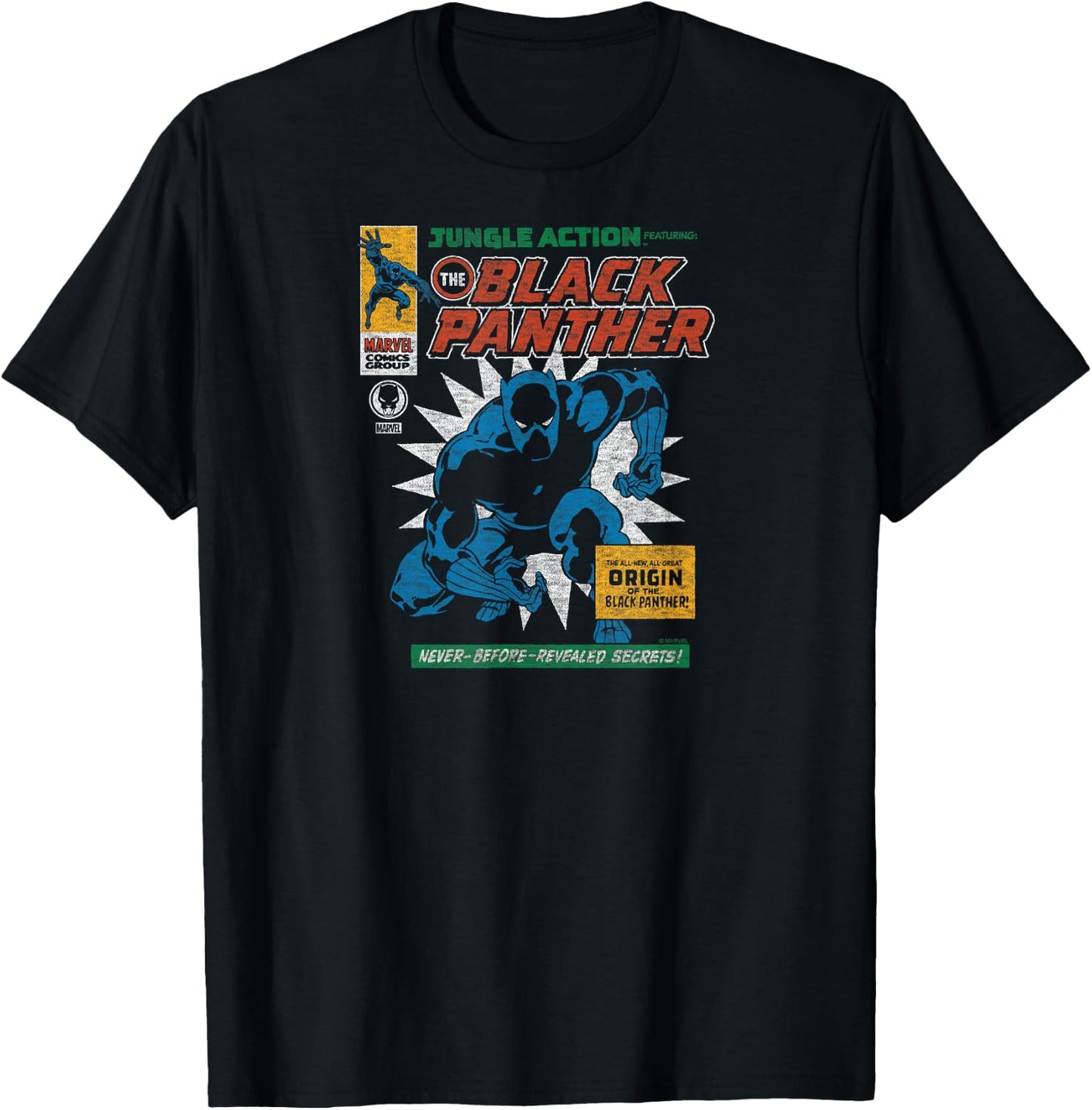 Black Panther - Comic Cover T-Shirt - T-Shirt | Black