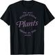 Wednesday The Most Interesting Plants Grow In The Shade Logo T-Shirt - T-Shirt | Black