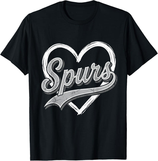 Retro Spur's Nickname Vintage Men Boy Kids T-Shirt - T-Shirt | Black