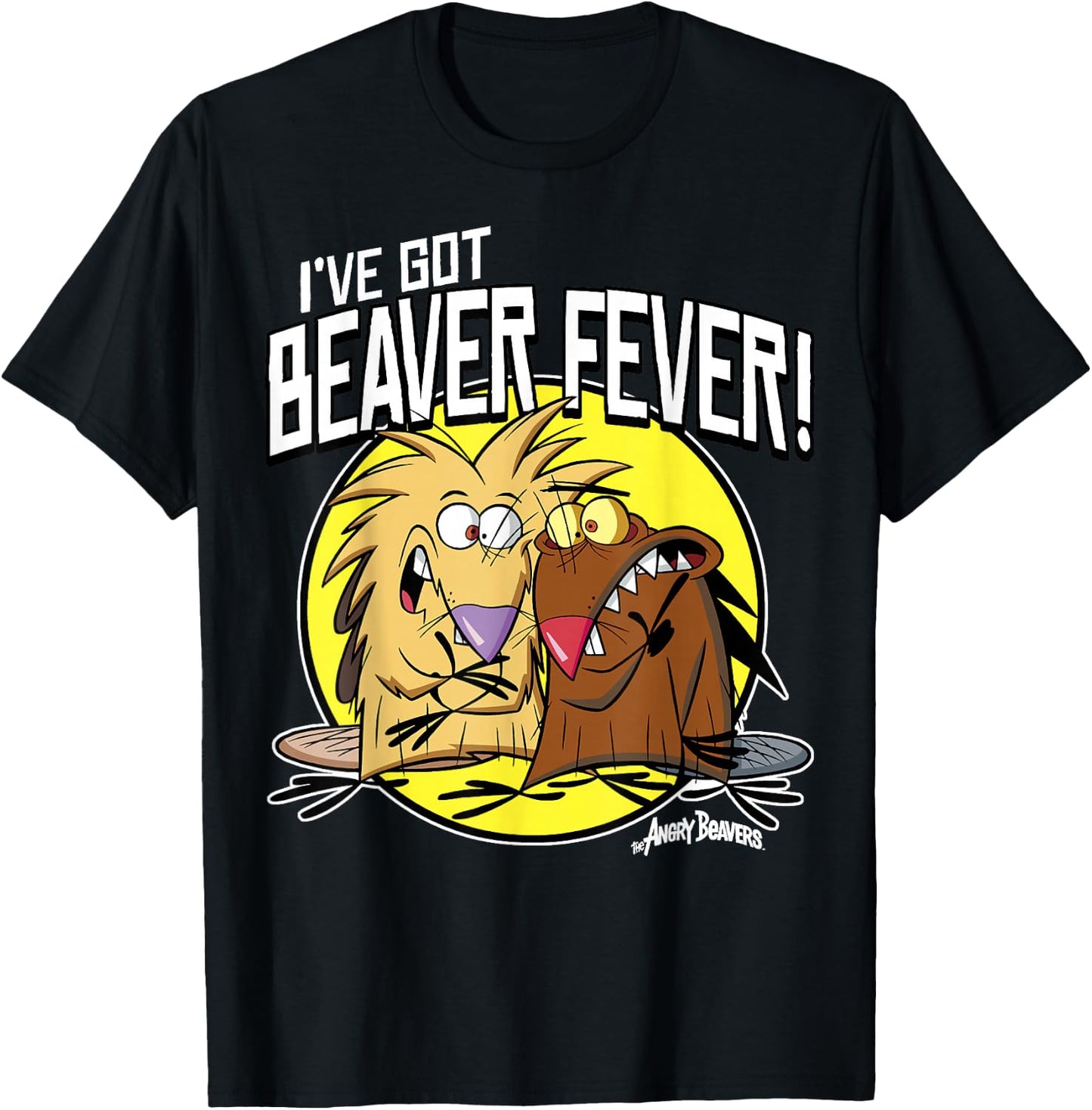 Angry Beavers I've Got Beaver Fever T-Shirt - T-Shirt | Black
