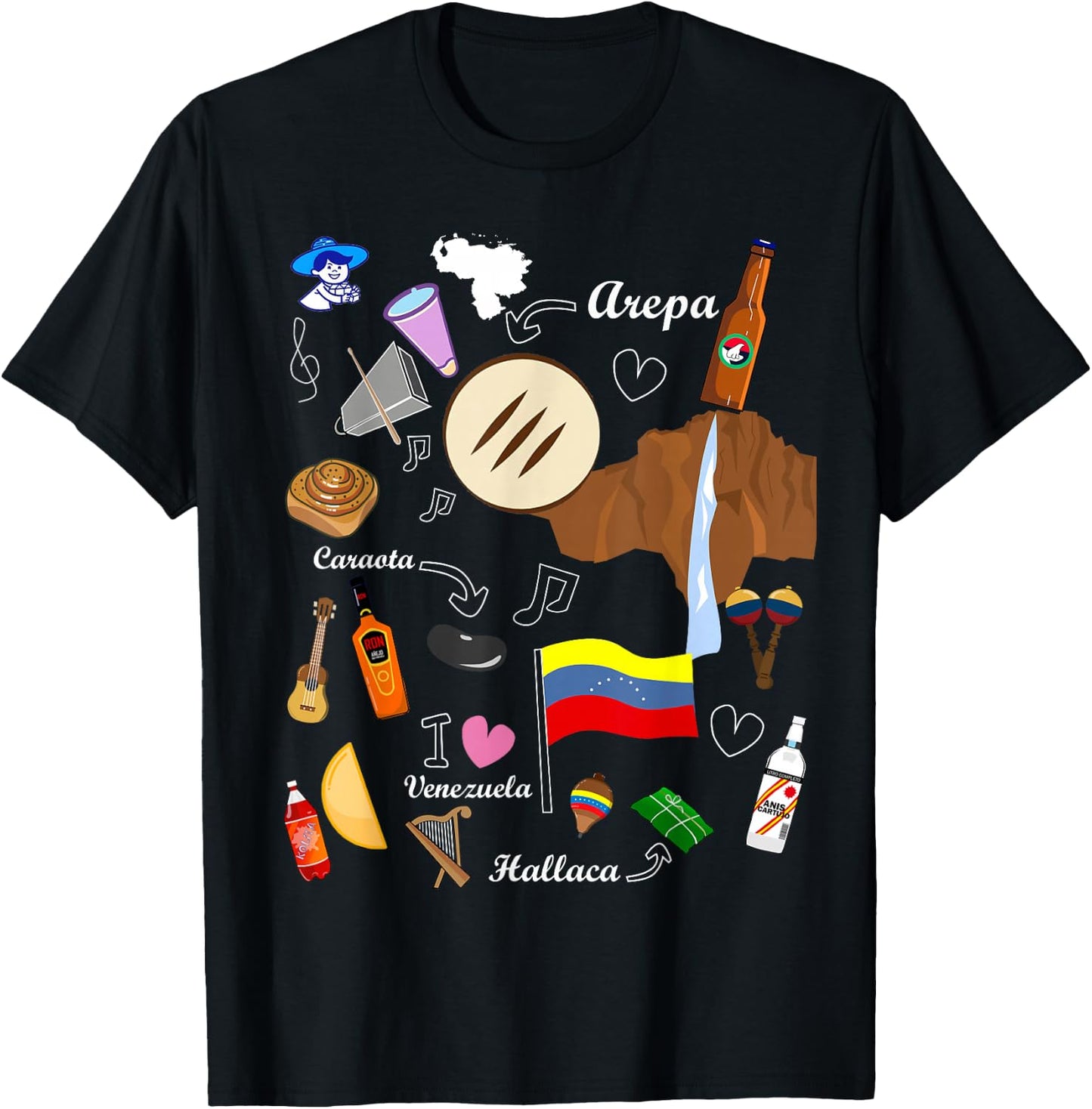 I Am a Proud Venezuelan T-Shirt - T-Shirt | Black