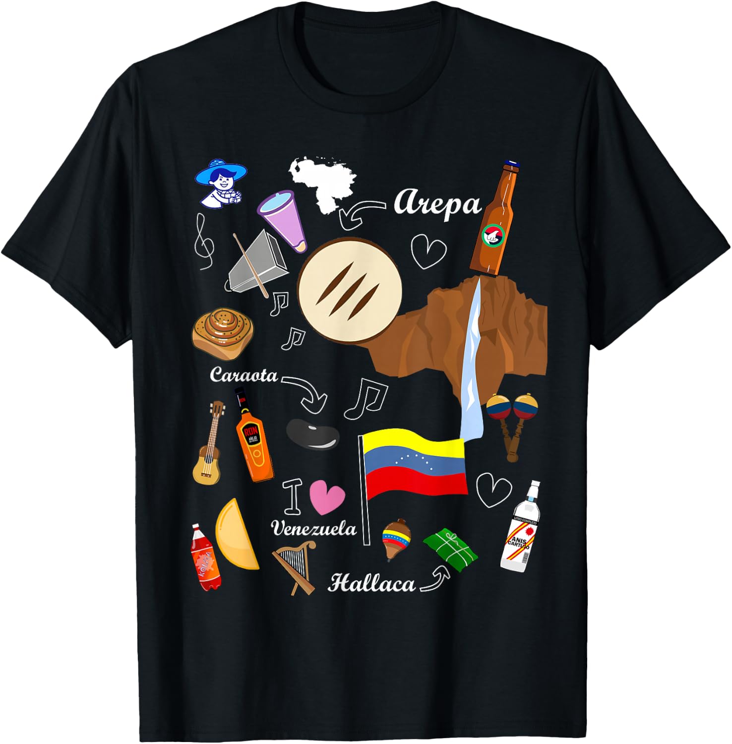 I Am a Proud Venezuelan T-Shirt - T-Shirt | Black