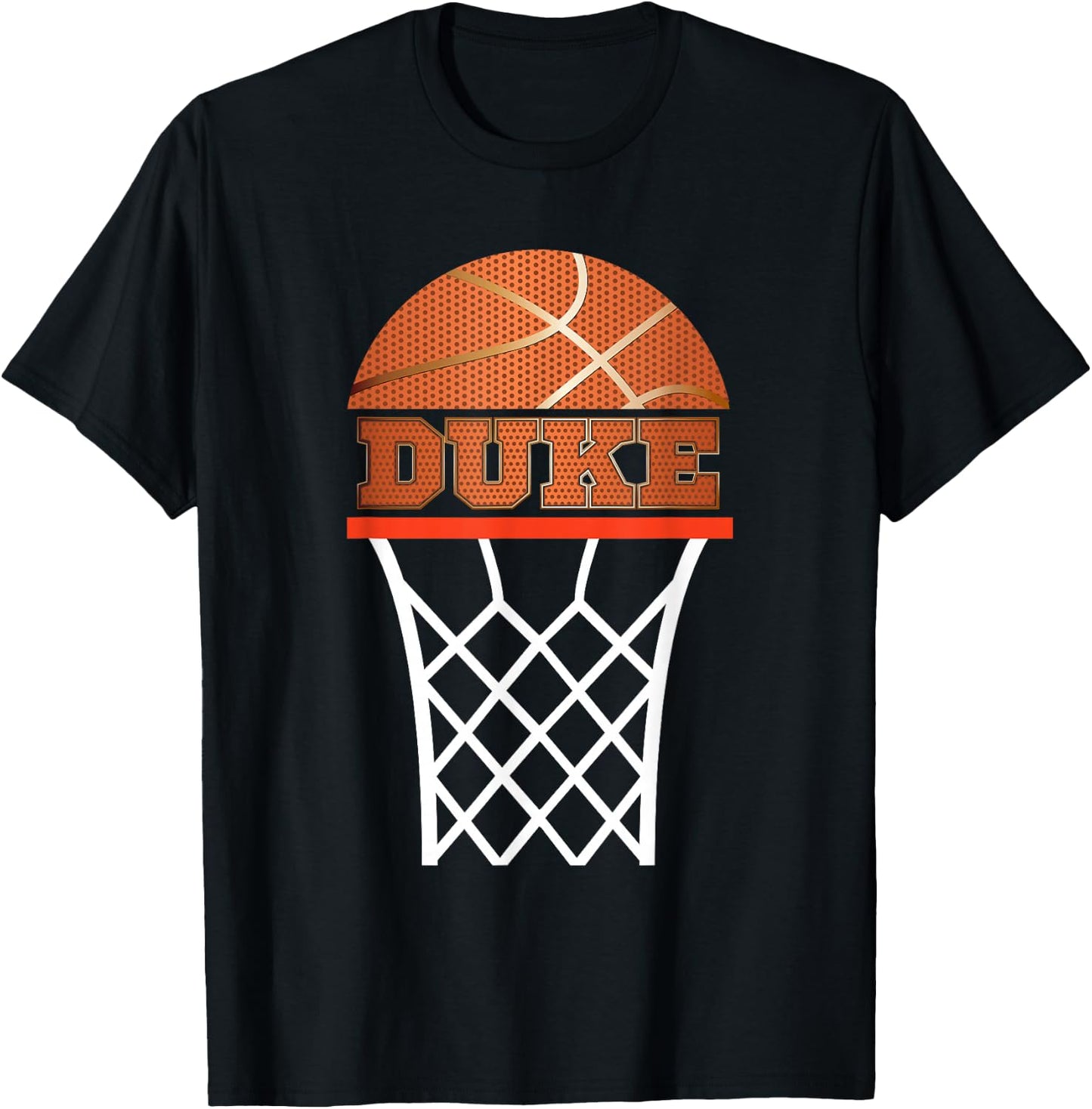 Basketball Apparel | Custom Name Duke Youth Graphic T Shirt T-Shirt - T-Shirt | Black