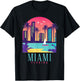 Miami Florida Vintage Retro USA America Souvenir Gift Small T-Shirt - T-Shirt | Black