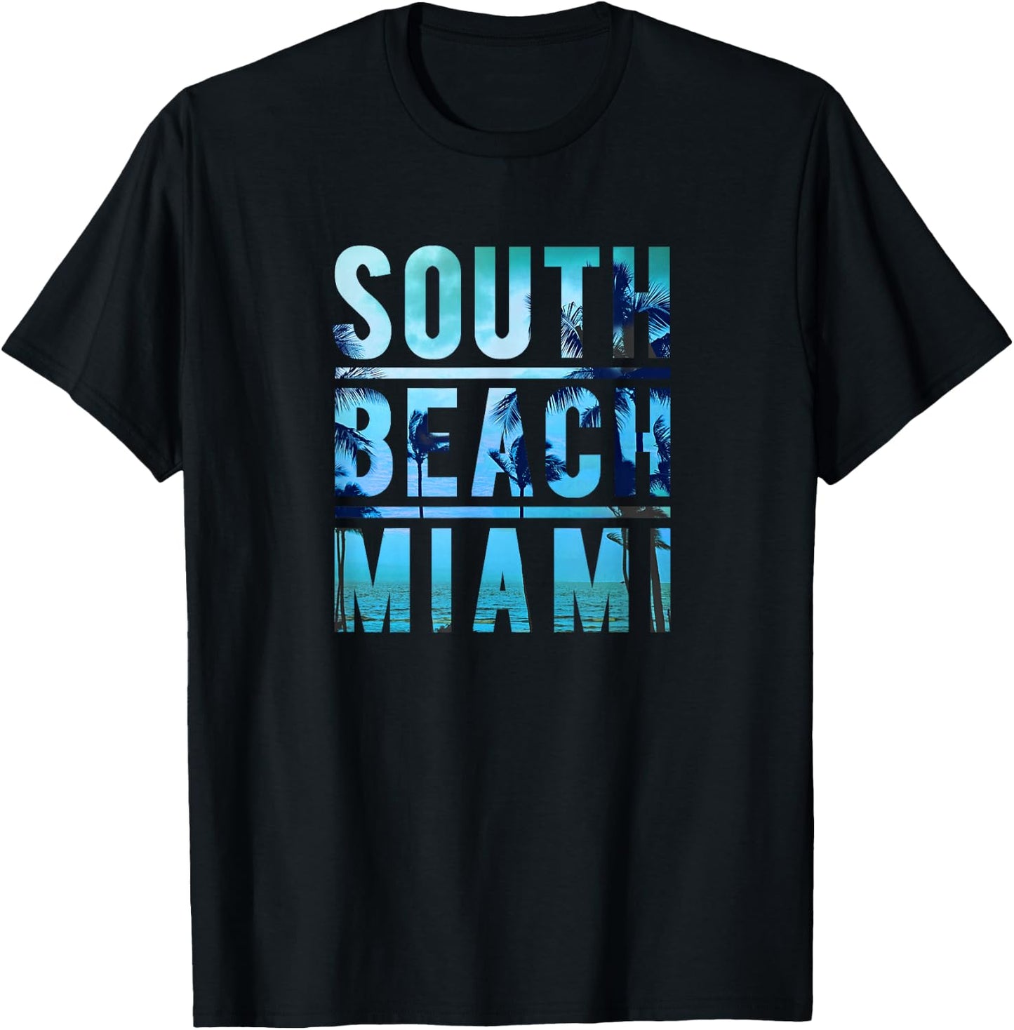 South Beach Miami T-Shirt - T-Shirt | Black