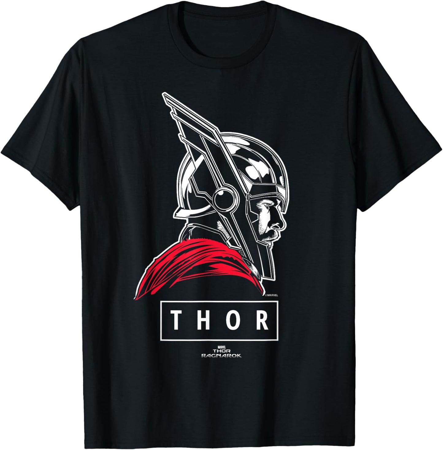 Marvel Thor Ragnarok God of Tonal Street View T-Shirt - T-Shirt | Black