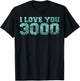 I Love You Dad 3000 Time Vintage Retro Hero Gift T-Shirt - T-Shirt | Black