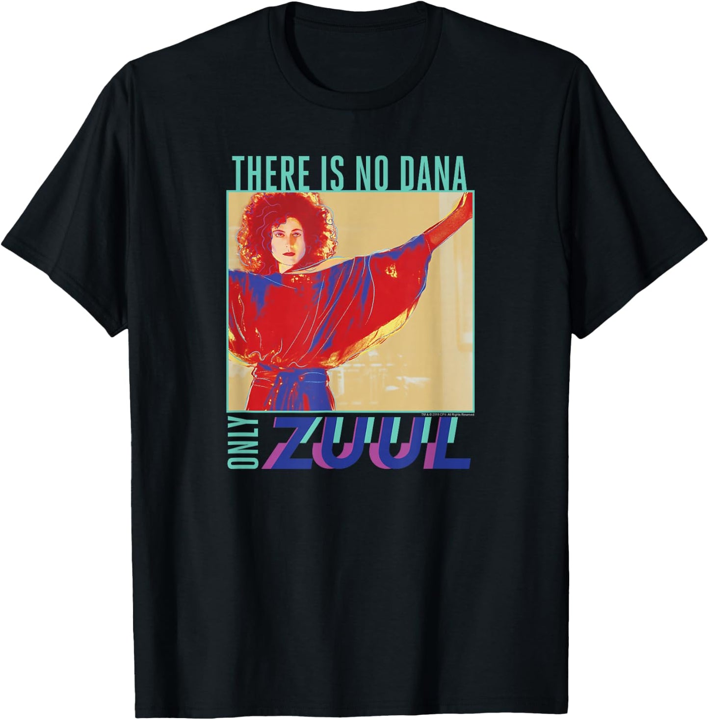 Ghostbusters Pop Art There is No Dana Only Zuul Retro Movie T-Shirt - T-Shirt | Black