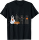 Black Labrador Halloween Ghost pumpkin T-Shirt - T-Shirt | Black