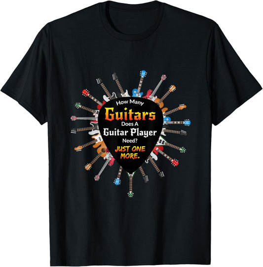UAB KIDKIS Women's Guitar Themed - Black, Small T-Shirt - T-Shirt | Black