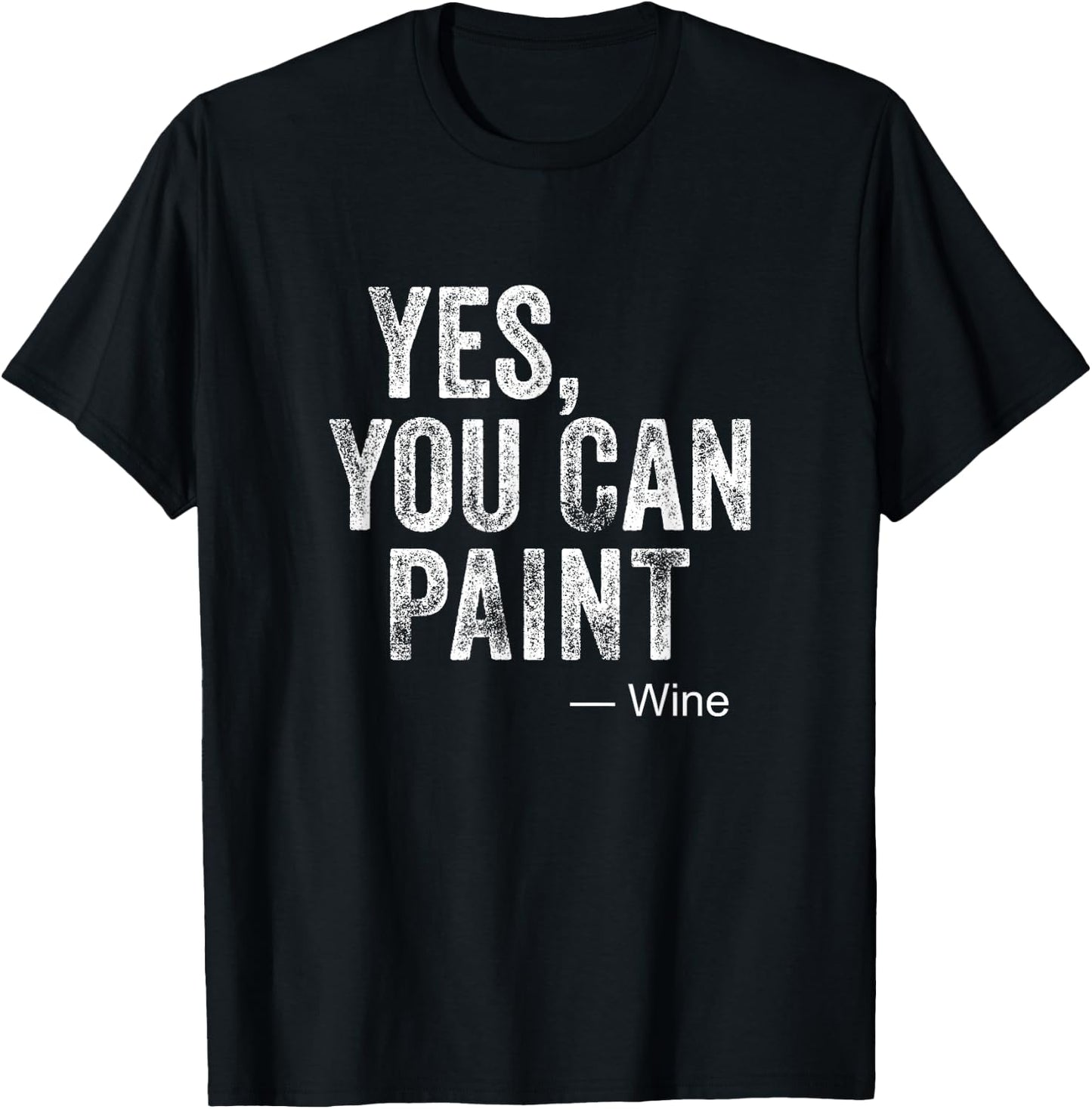 Paint And Sip T Shirt Wine and Canvas Party Night T-Shirt - T-Shirt | Black