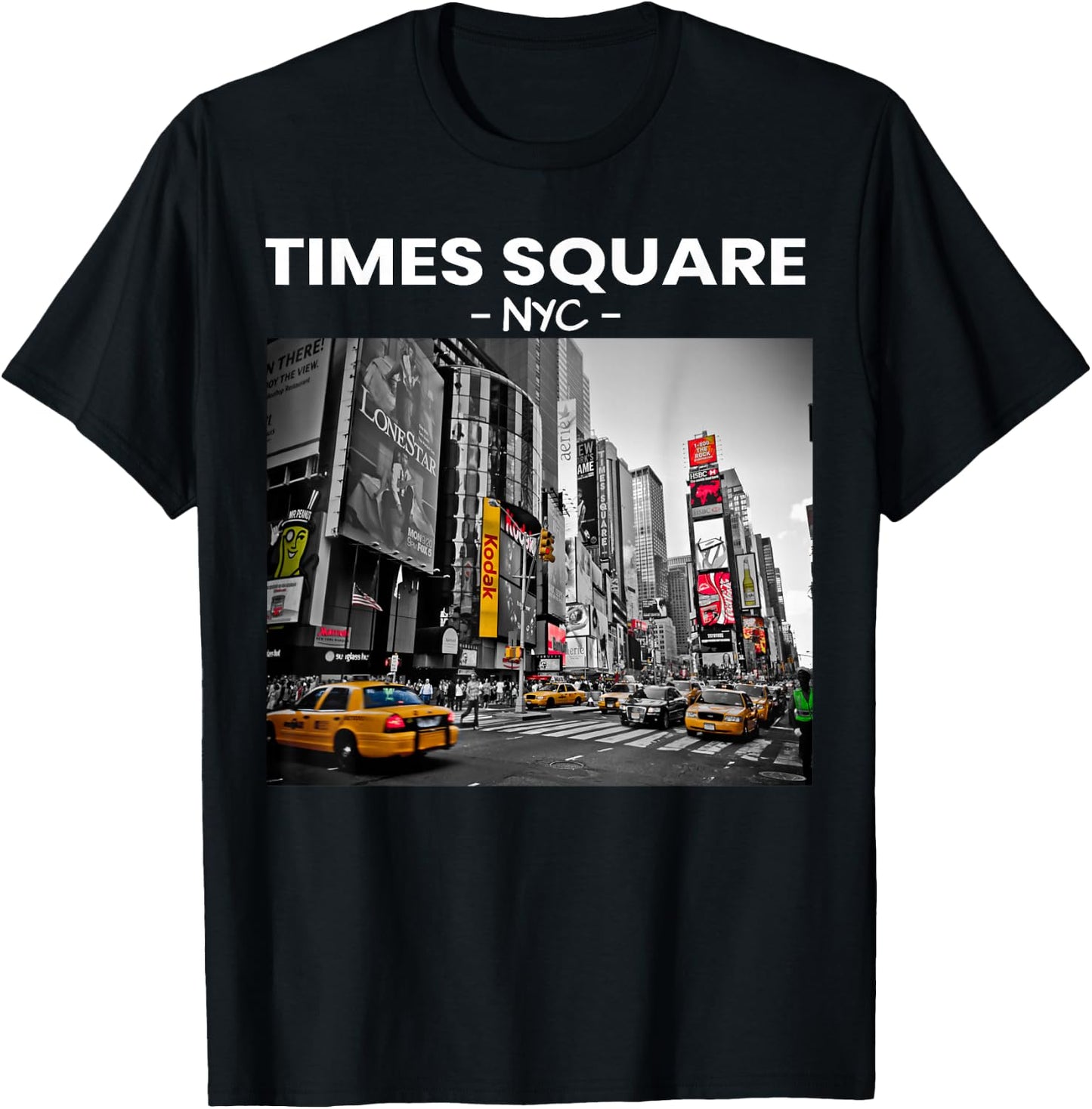 Times Square T Shirt NYC New York City Gift T-Shirt - T-Shirt | Black
