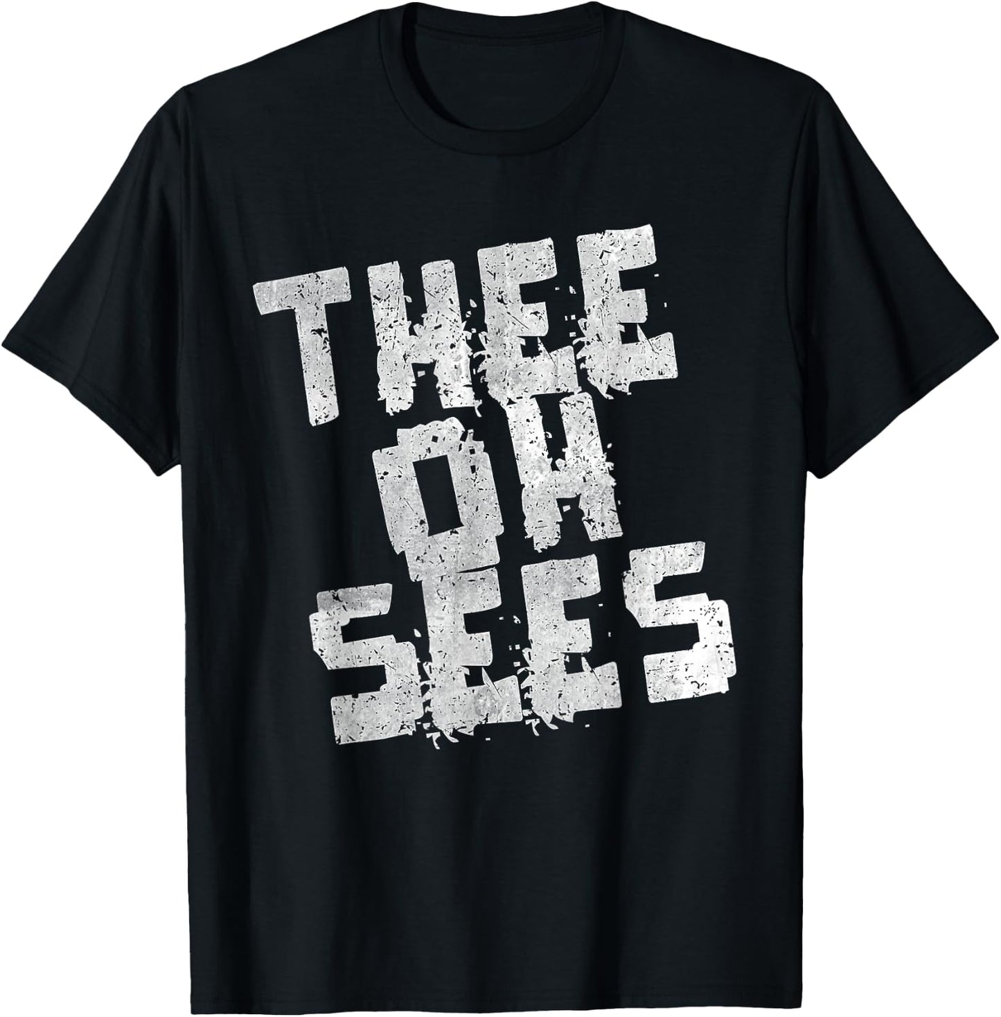 The TOS Typography Shirt Men and Women T-Shirt - T-Shirt | Black