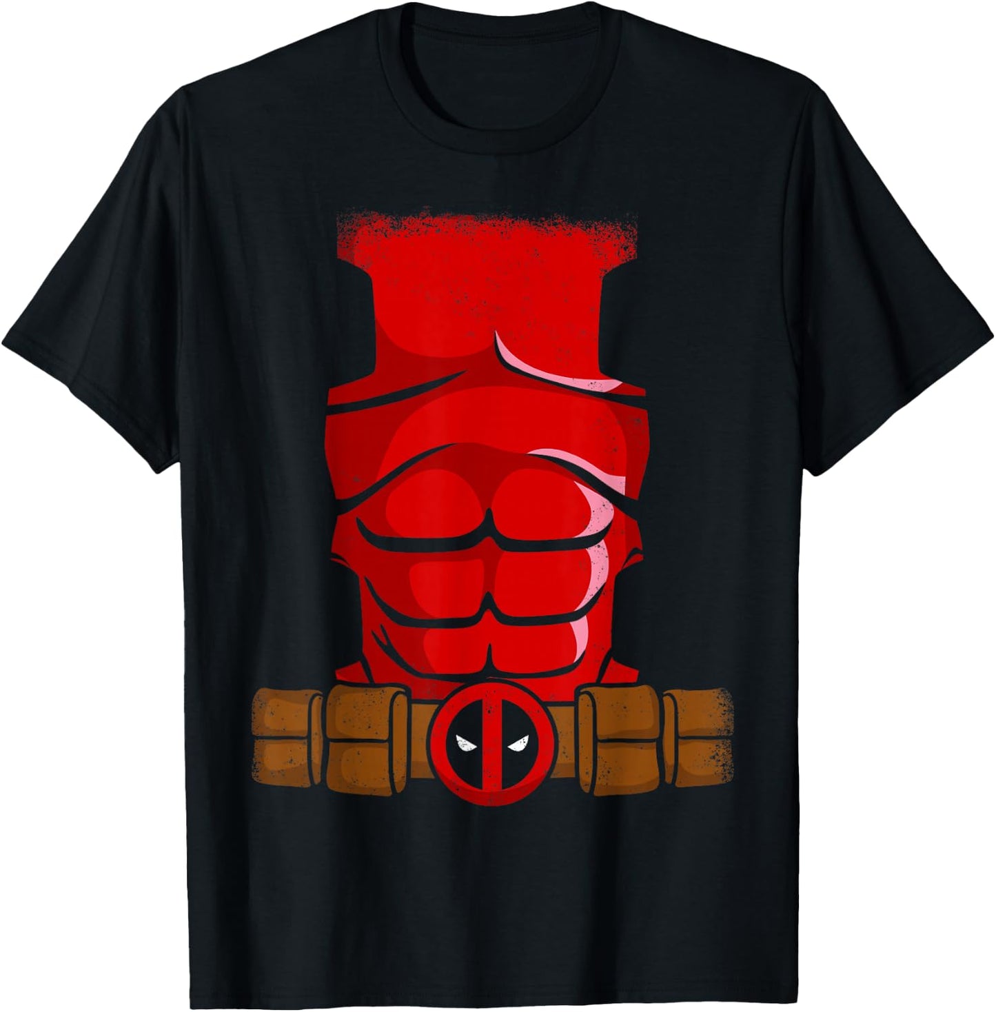 Marvel Deadpool Wade Wilson Halloween Costume T-Shirt - T-Shirt | Black