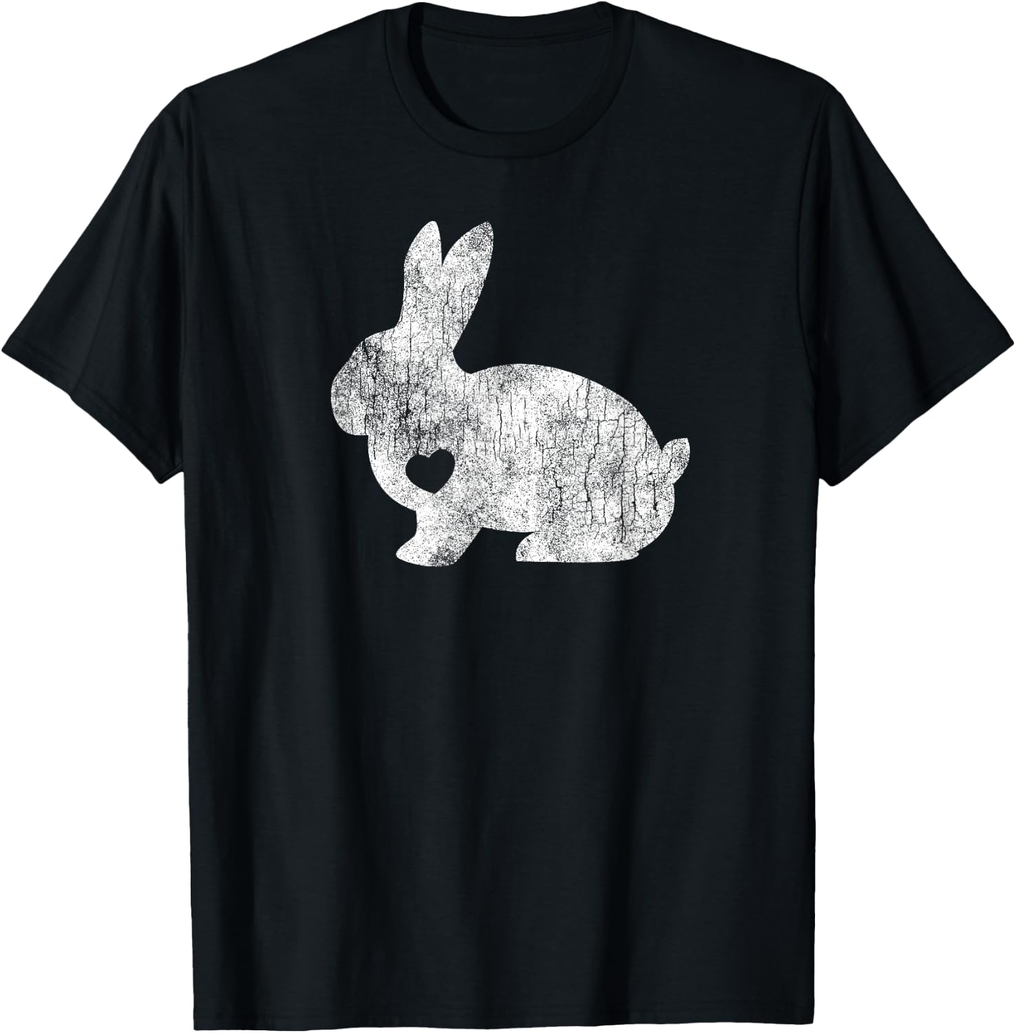 Love Bunny Rabbit Lover Animal Pet Owner Easter Gift T-Shirt - T-Shirt | Black