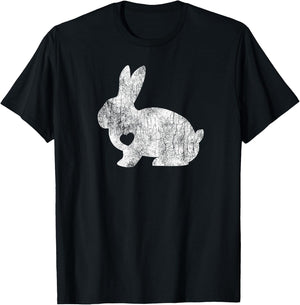 Love Bunny Rabbit Lover Animal Pet Owner Easter Gift T-Shirt - T-Shirt | Black