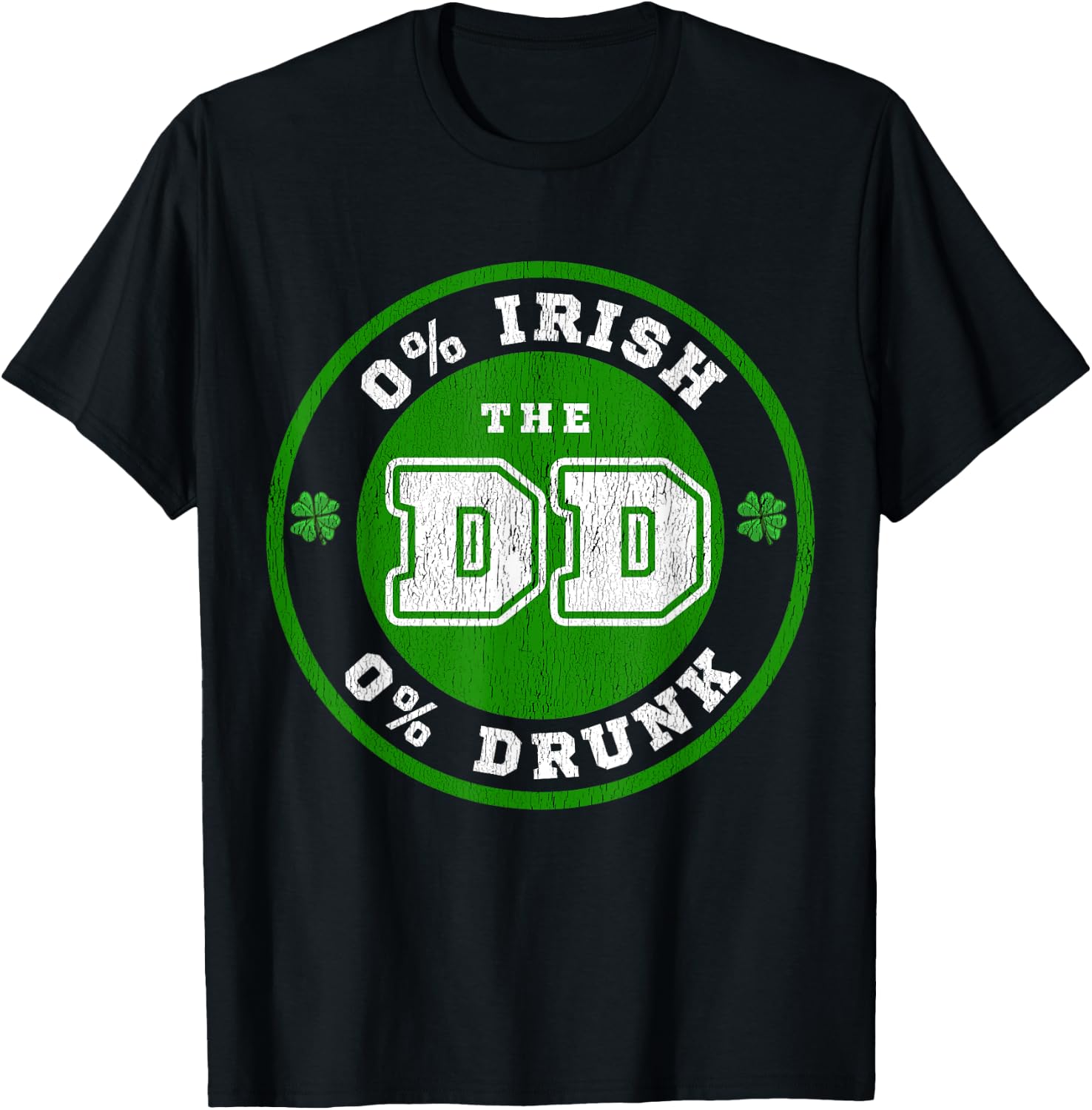 Designated Driver T Shirt for St. Patrick's Day Pub Crawl T-Shirt - T-Shirt | Black