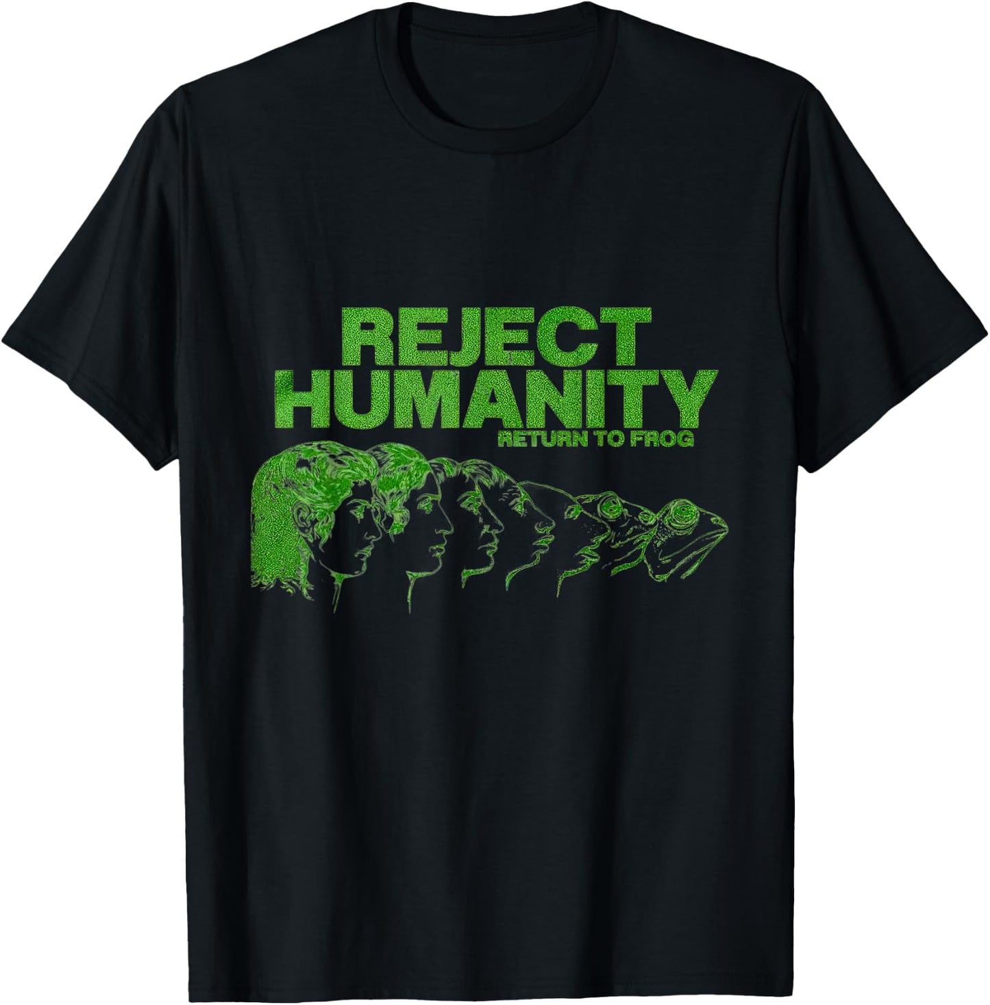 Reject Humanity Return To Frog T-Shirt - T-Shirt | Black