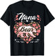 Nana Bear Shirt - Cute Mother's Day and Birthday T-Shirt - T-Shirt | Black