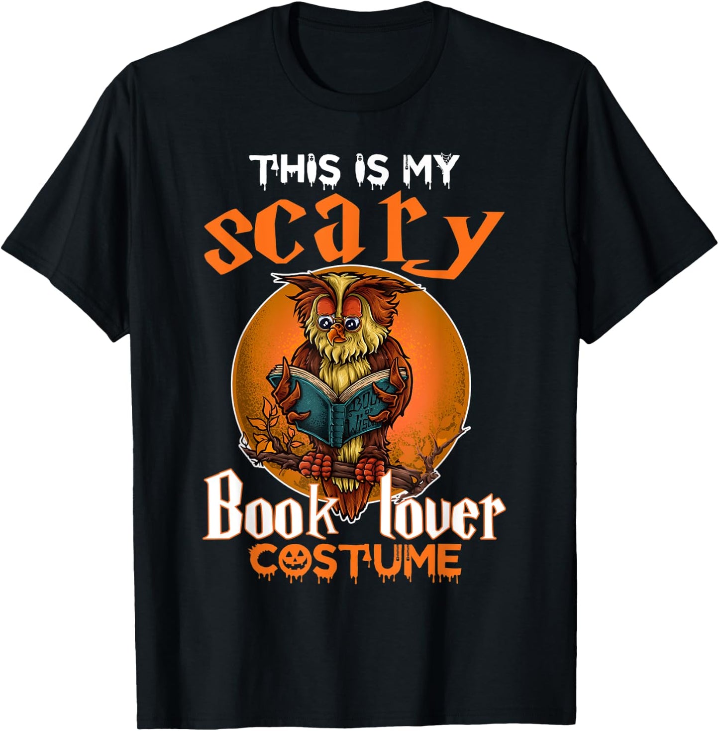 This Is My Scary Book Lover Halloween Costume Women T-Shirt - T-Shirt | Black