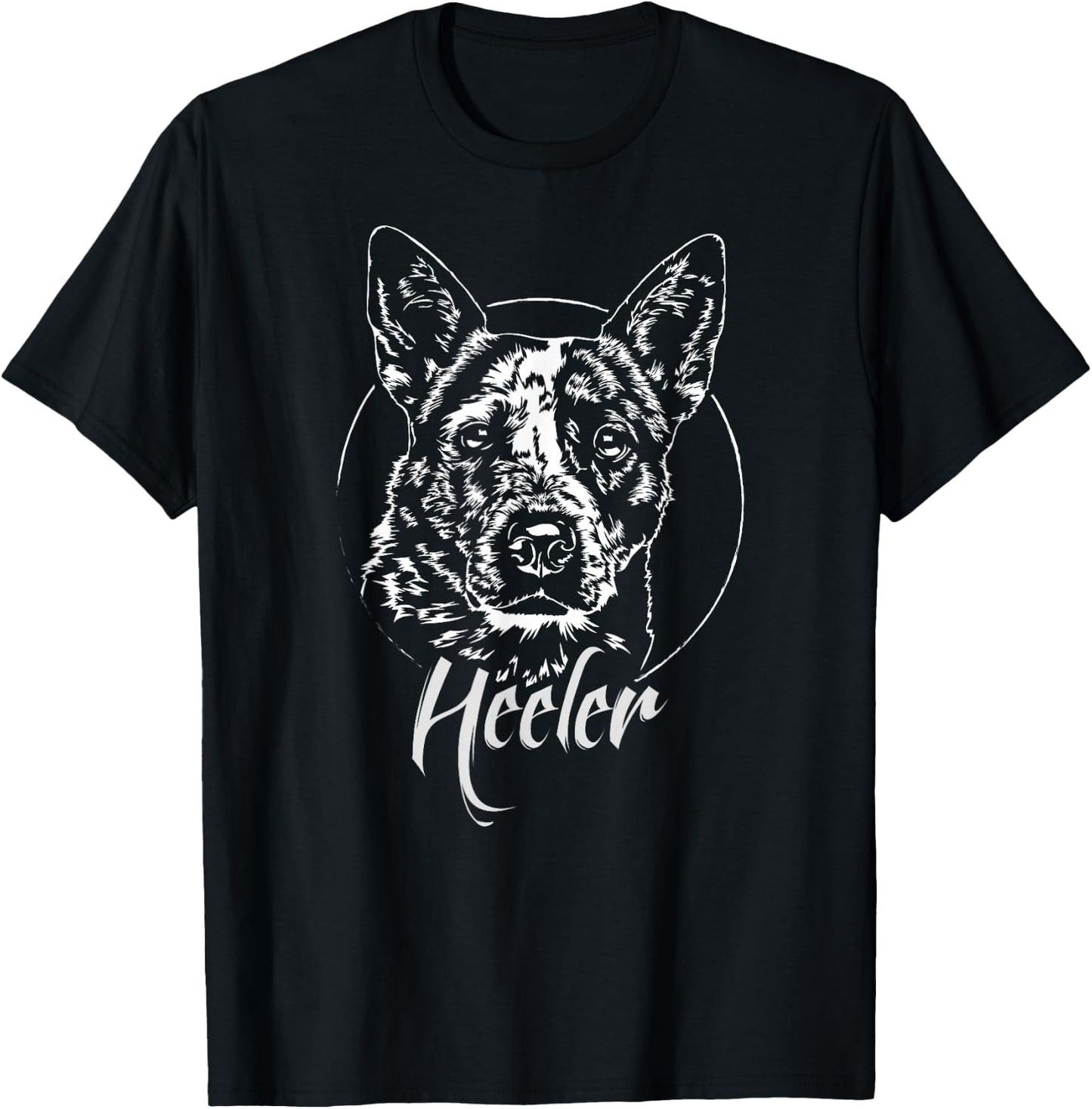 Funny Proud Blue Heeler dog gift T Shirt Shirt breed T-Shirt - T-Shirt | Black