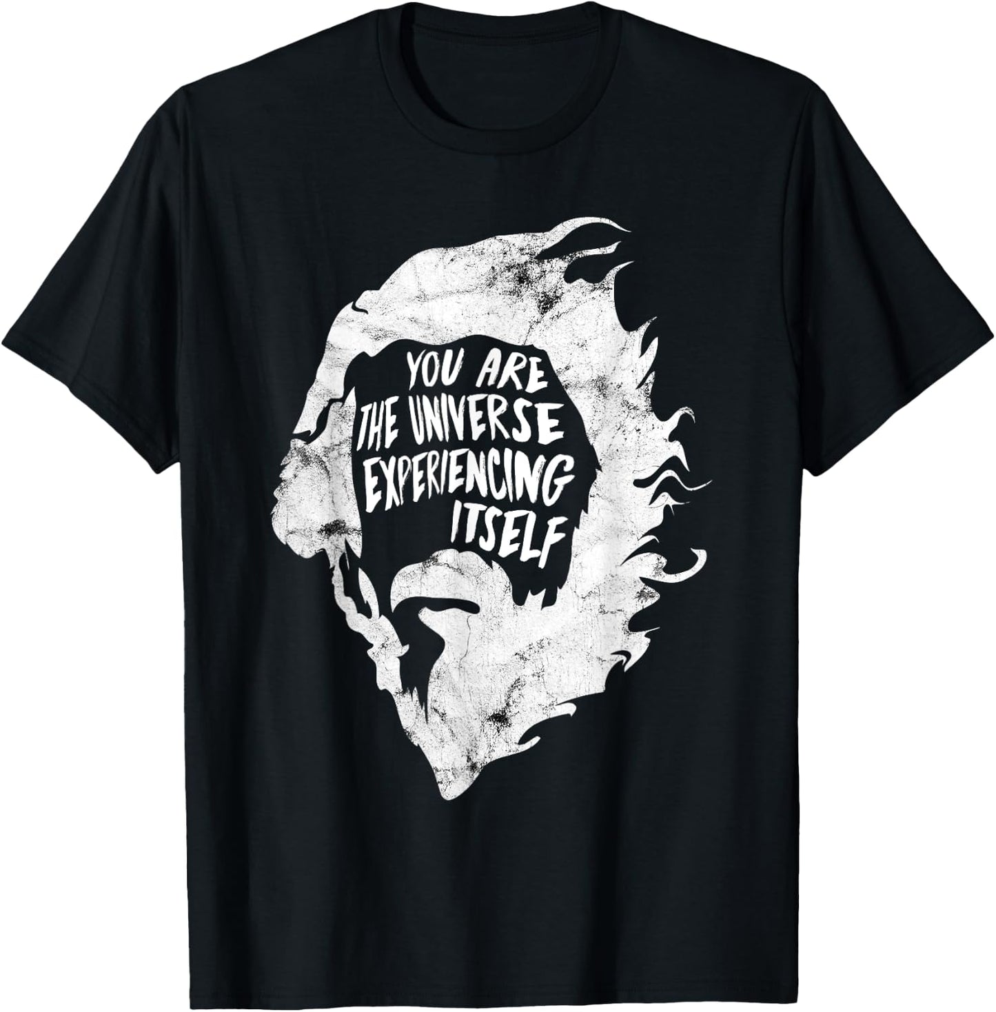 Alan Watts - You're The Universe - Grunge T-Shirt - T-Shirt | Black