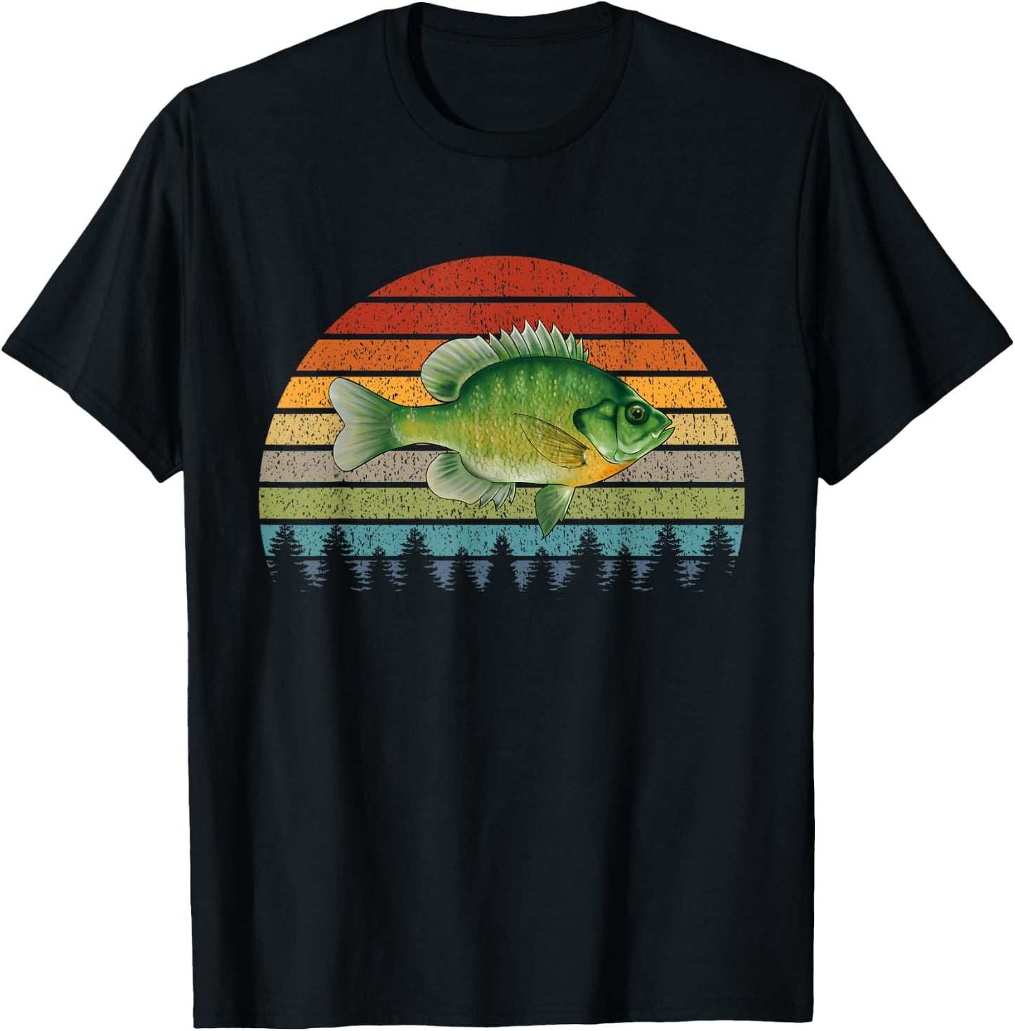 Bluegill Sunfish Fishing Freshwater Fish T-Shirt - T-Shirt | Black