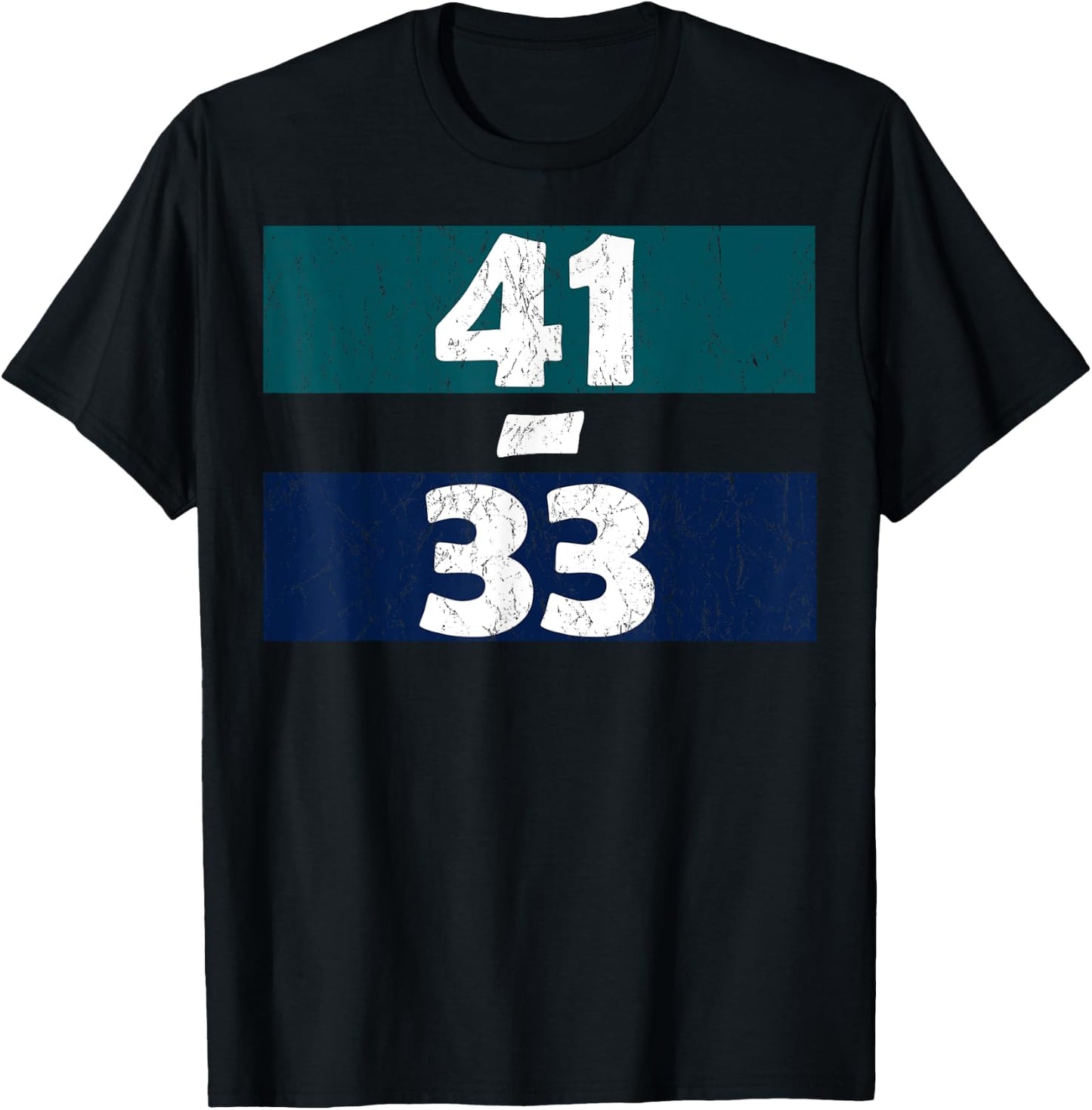 41 - 33 Shirt Winner 41-33 T-Shirt - T-Shirt | Black