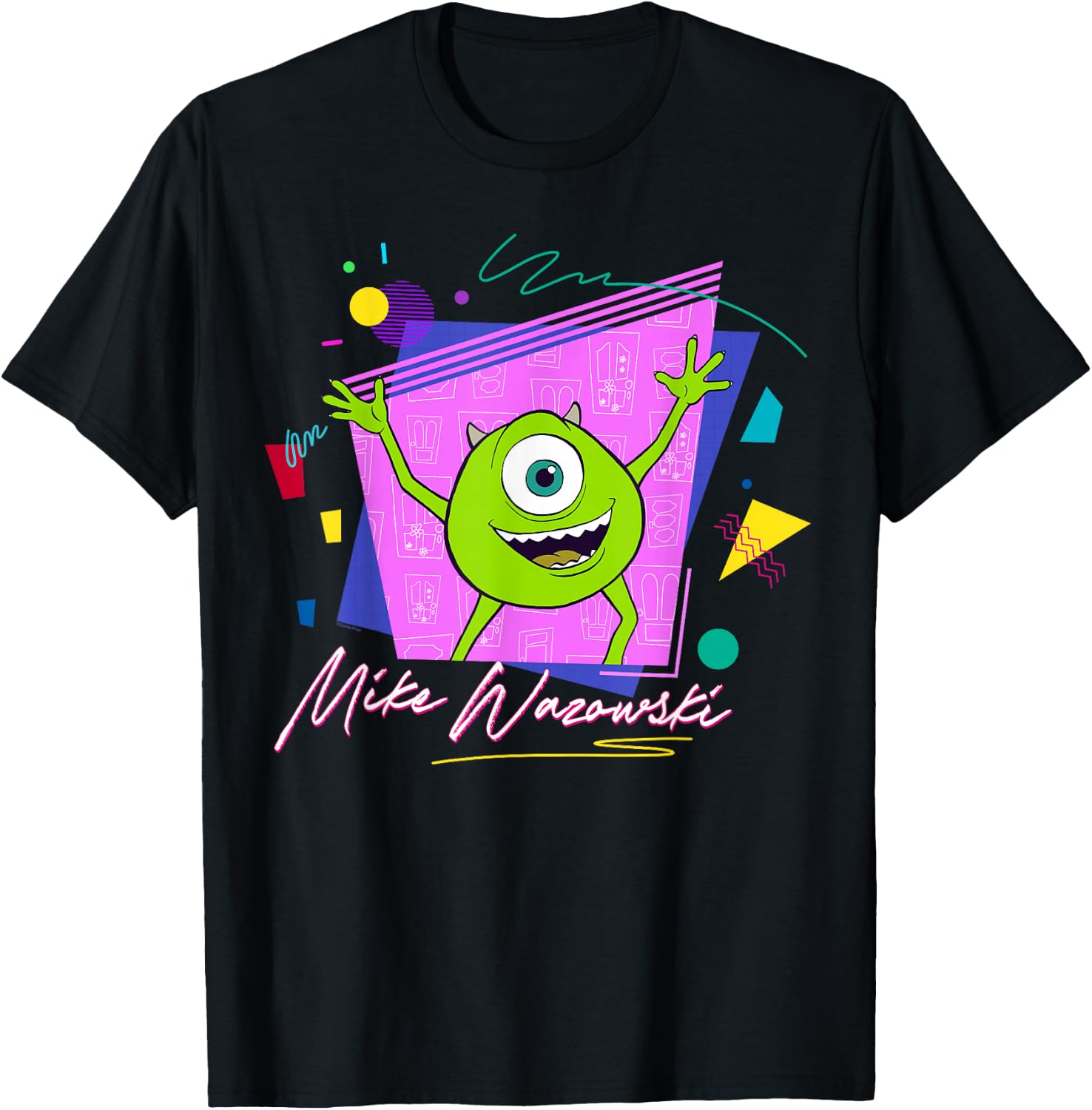 Disney & Pixar’s Monsters Inc Couples Matching Mike Wazowski T-Shirt - T-Shirt | Black