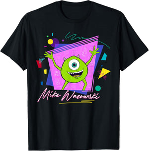Disney & Pixar’s Monsters Inc Couples Matching Mike Wazowski T-Shirt - T-Shirt | Black