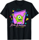Disney & Pixar’s Monsters Inc Couples Matching Mike Wazowski T-Shirt - T-Shirt | Black