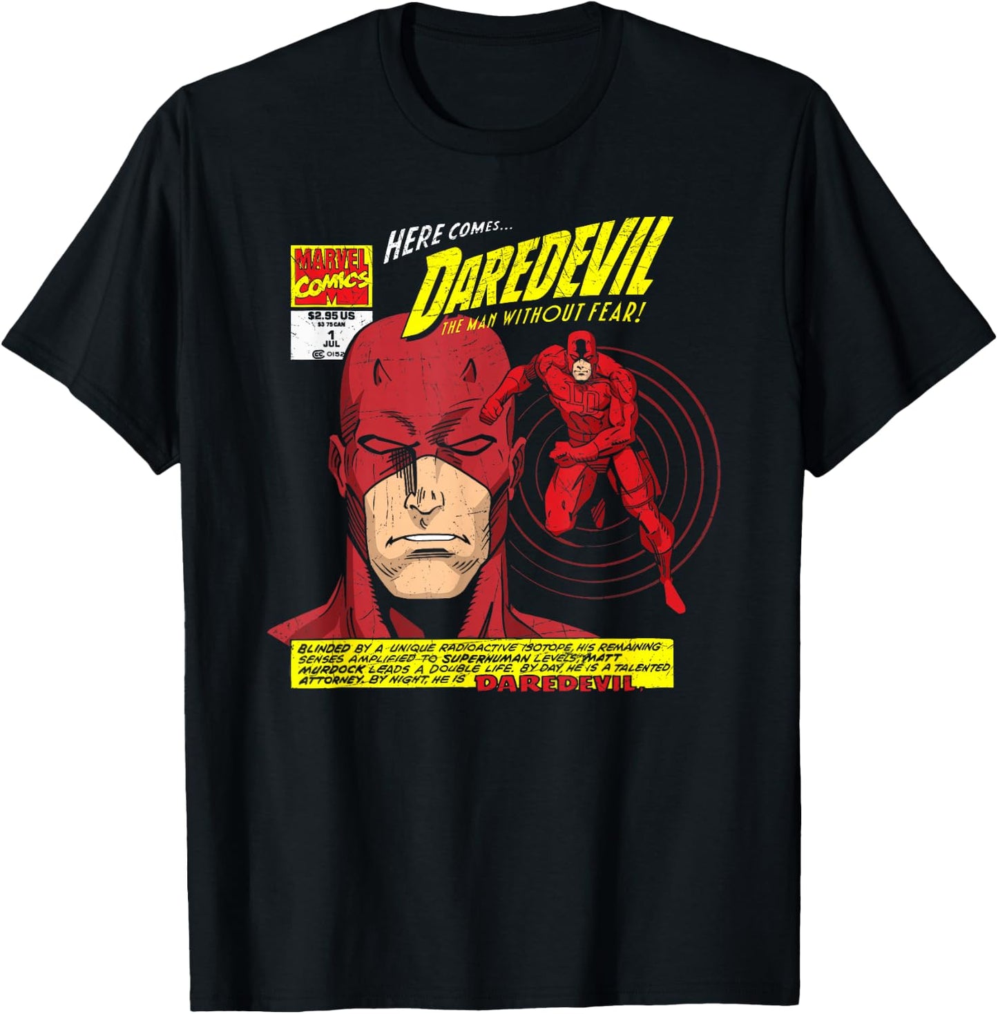 Marvel Daredevil Comic Book T-Shirt - T-Shirt | Black
