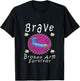 Top Best Girls Brave Broken Arm Survivor Gift T-Shirt - T-Shirt | Black