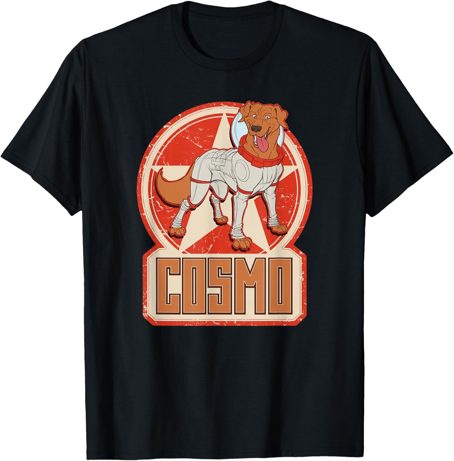 Marvel Guardians of the Galaxy Cosmo The Space Dog T-Shirt - T-Shirt | Black