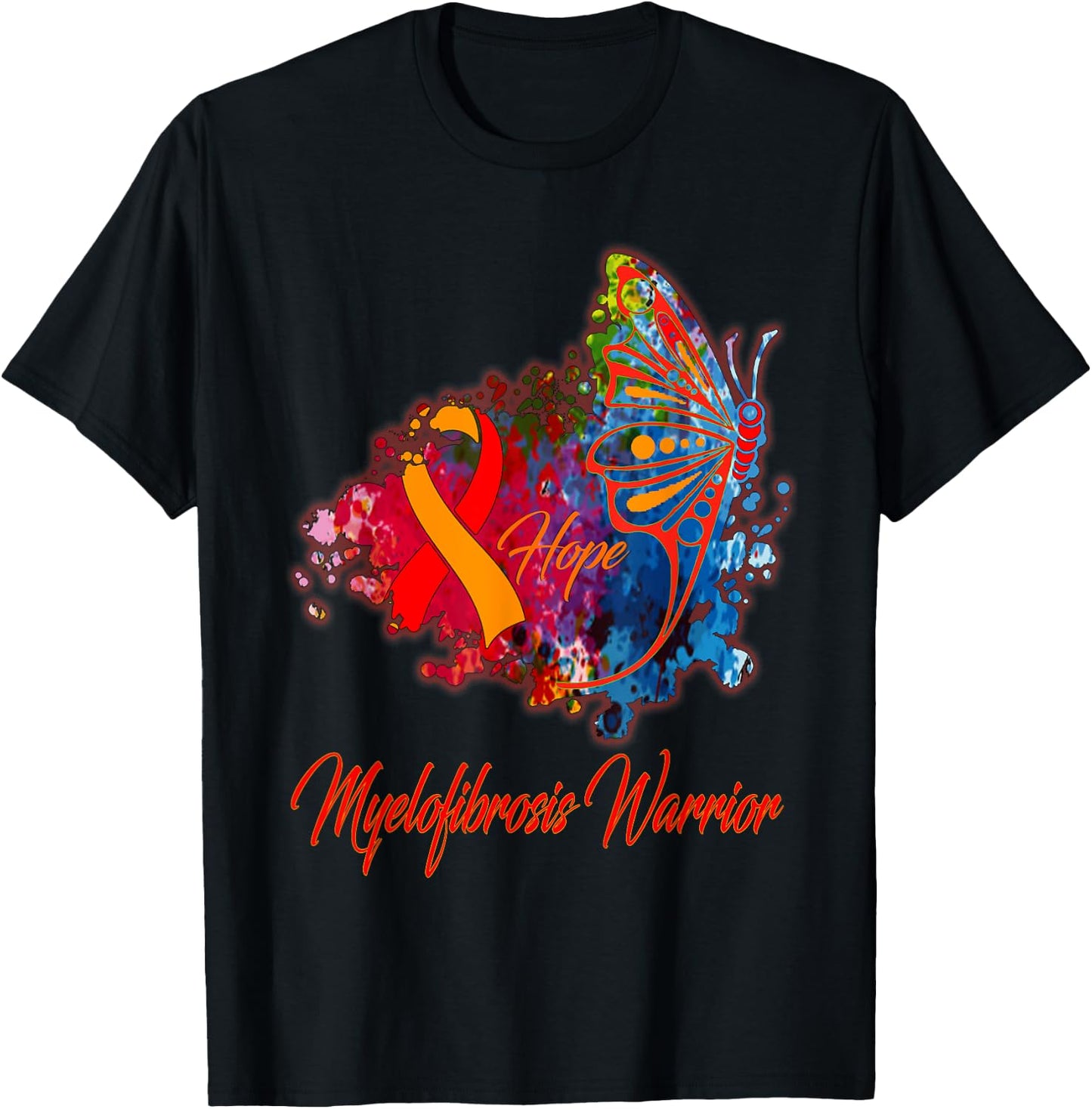 Myelofibrosis Awareness T-Shirt - T-Shirt | Black