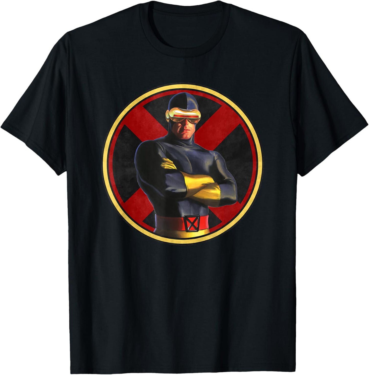 Marvel X-Men Cyclops The Timeless Collection Retro T-Shirt - T-Shirt | Black