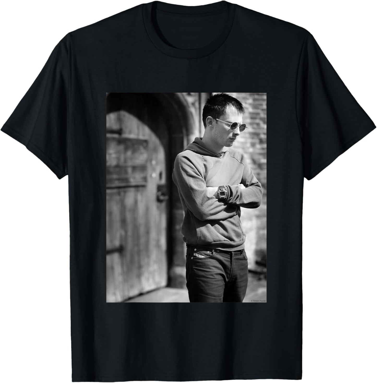 Thom York of Radiohead 1997 by Simon Fowler T-Shirt - T-Shirt | Black
