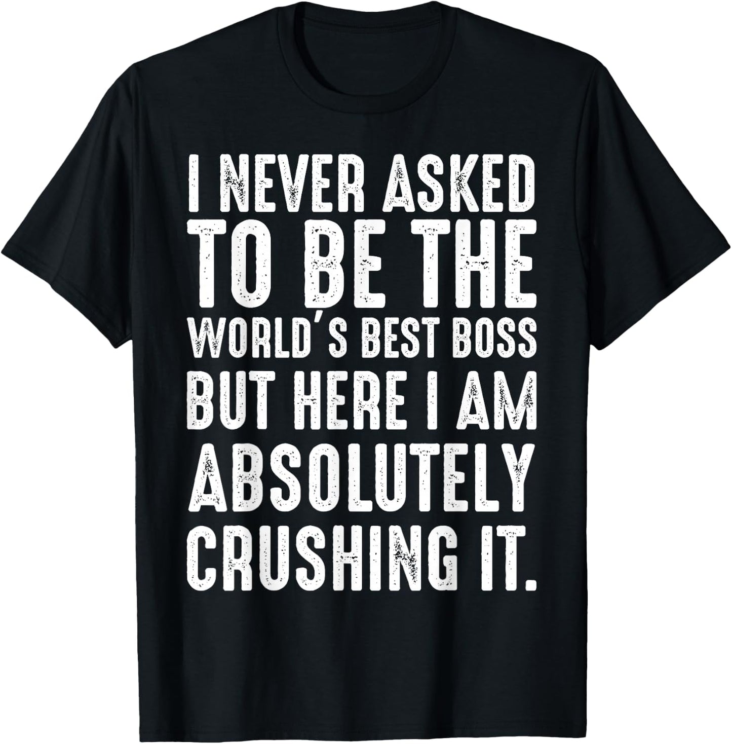 The World's Best Boss CEO Chef Entrepreneur Startup Manager T-Shirt - T-Shirt | Black