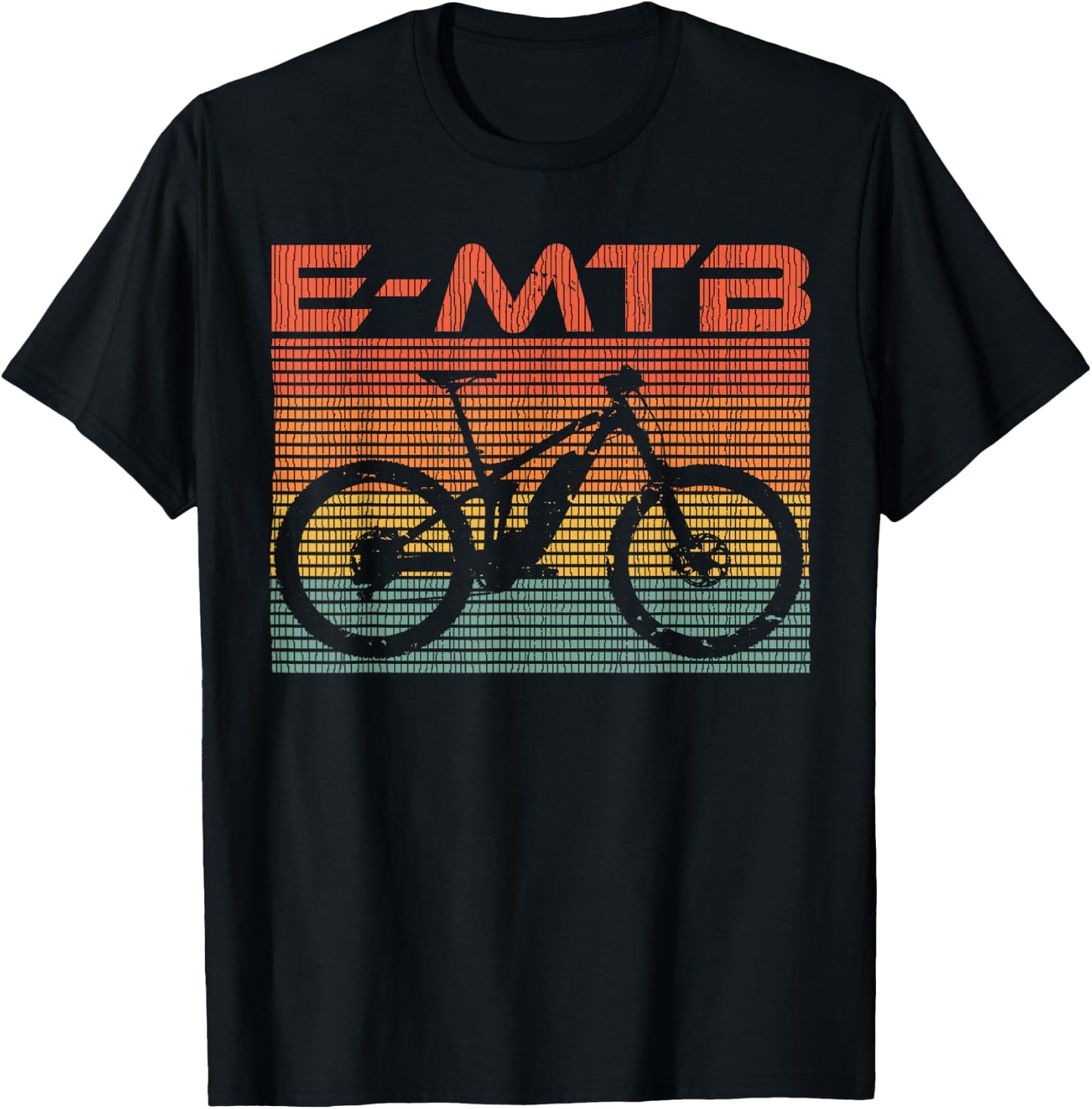 E-MTB eBike Pedelec E-Bike Mountainbike Present T-Shirt - T-Shirt | Black