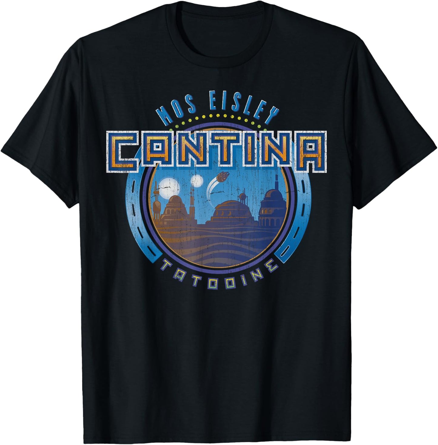 Star Wars Mos Eisley Cantina Badge T-Shirt - T-Shirt | Black